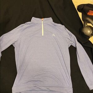 Rhoback Quarter Zip Pullover Mens Size Medium Golf Shirt Country Club Preppy